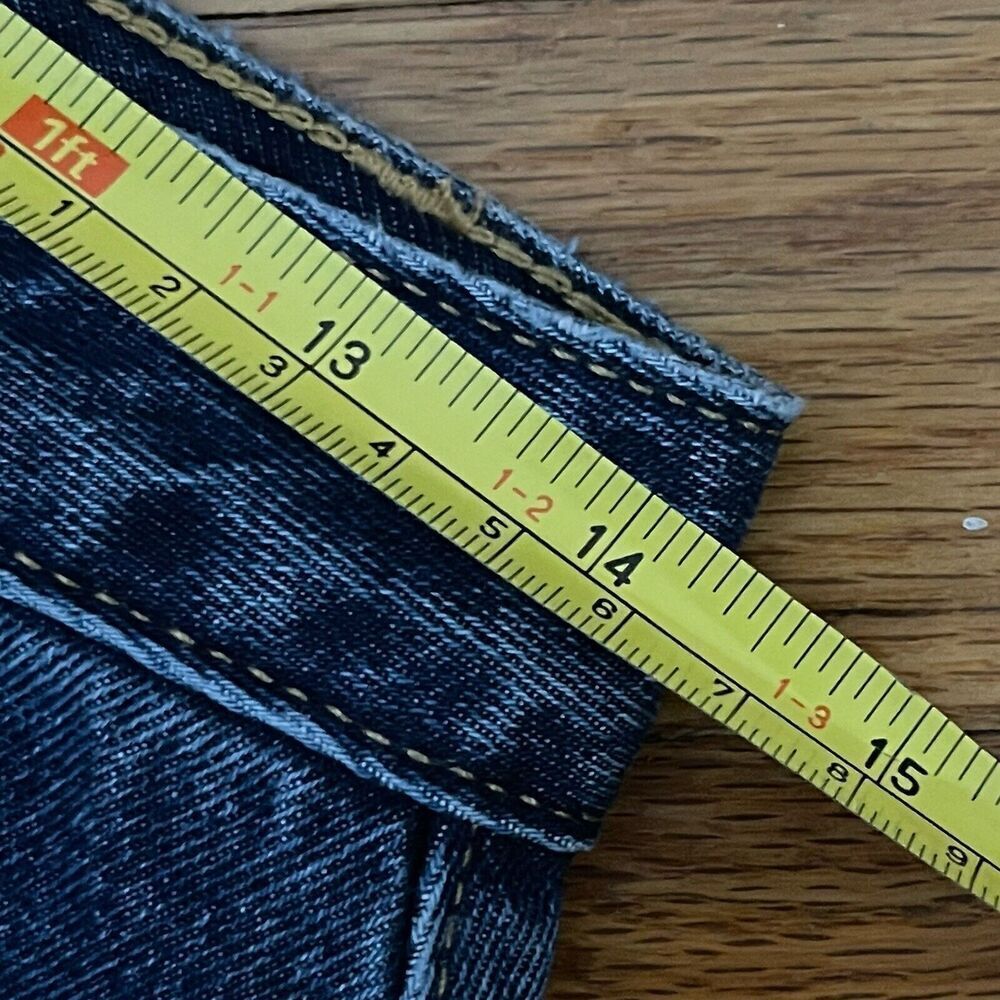 BDG Denim Skirt Size Small NEW Slit Raw Hem Jean Urban Outfitter Boho Casual - Picture 8 of 11